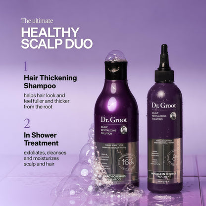 Dr. Groot Miracle in Shower Moisturizing Treatment for Hair Loss, Korean Hair Care Rinse, Rosemary Oil for Smooth, Healthier-Looking Hair in 5 Seconds, Scalp Revitalizing Solution