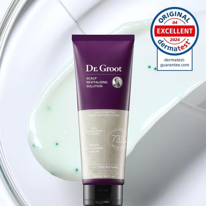 Dr. Groot Hair Thickening Conditioner For Hair loss, Thinning Hair, Korean Hair Care, Biotin Scalp Treatment, Clinically Tested, Thicker Hair, Reduces Oil